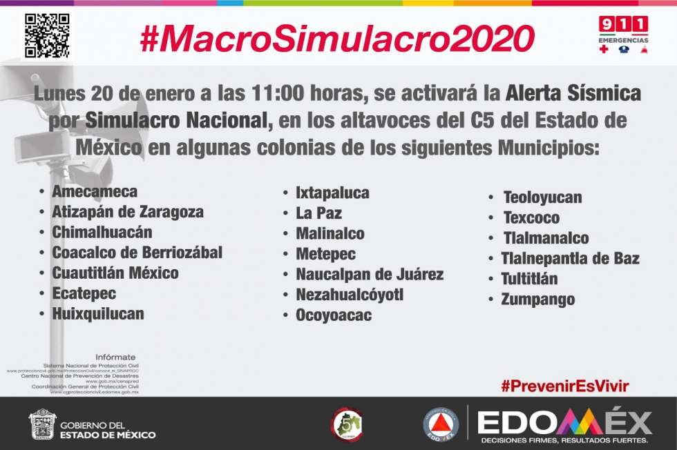 Actividades de las plataformas digitales del SSN en el primer Macro Simulacro 2020